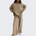 Gevanna | Two-Piece Knitted Set with Roll Neck