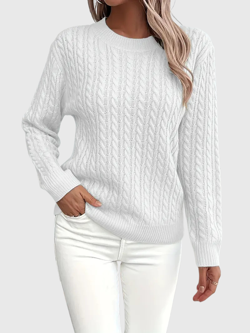 Evelyn | Cable Knit Sweater