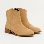 Suede western boots
