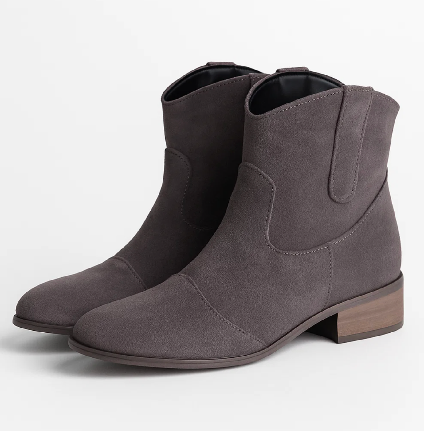 Suede western boots