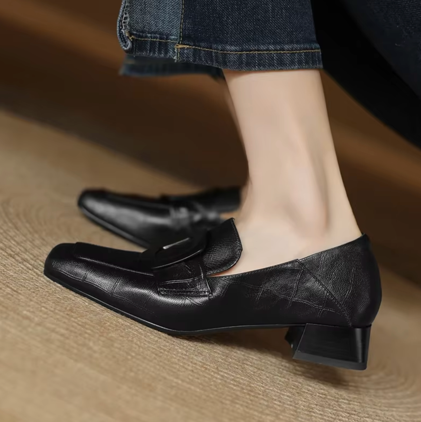 Classic Buckle Loafers