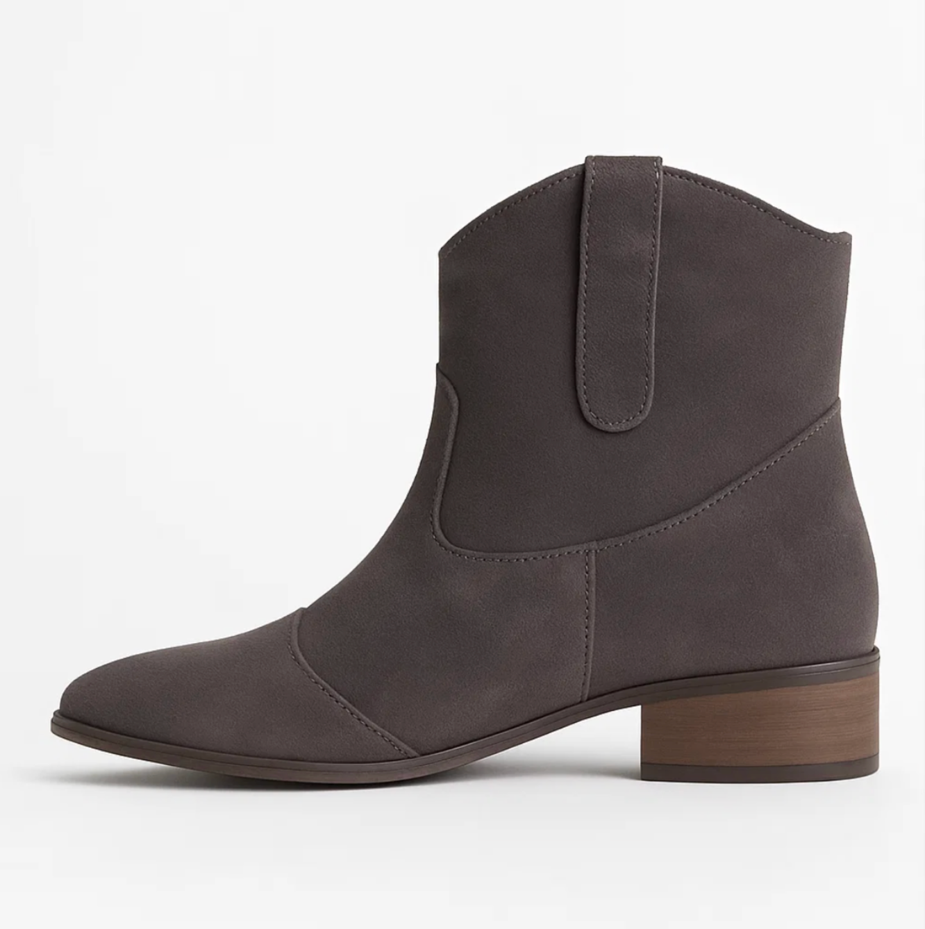 Suede western boots