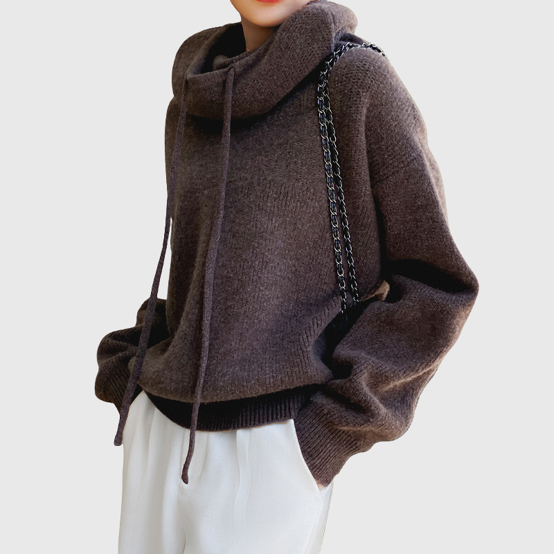 Thea | Turtleneck Hoodie
