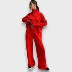 Gevanna | Two-Piece Knitted Set with Roll Neck